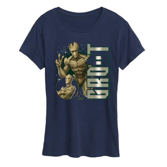 Marvel Guardians of the Galaxy - Groot - Women's Short Sleeve Graphic T-Shirt