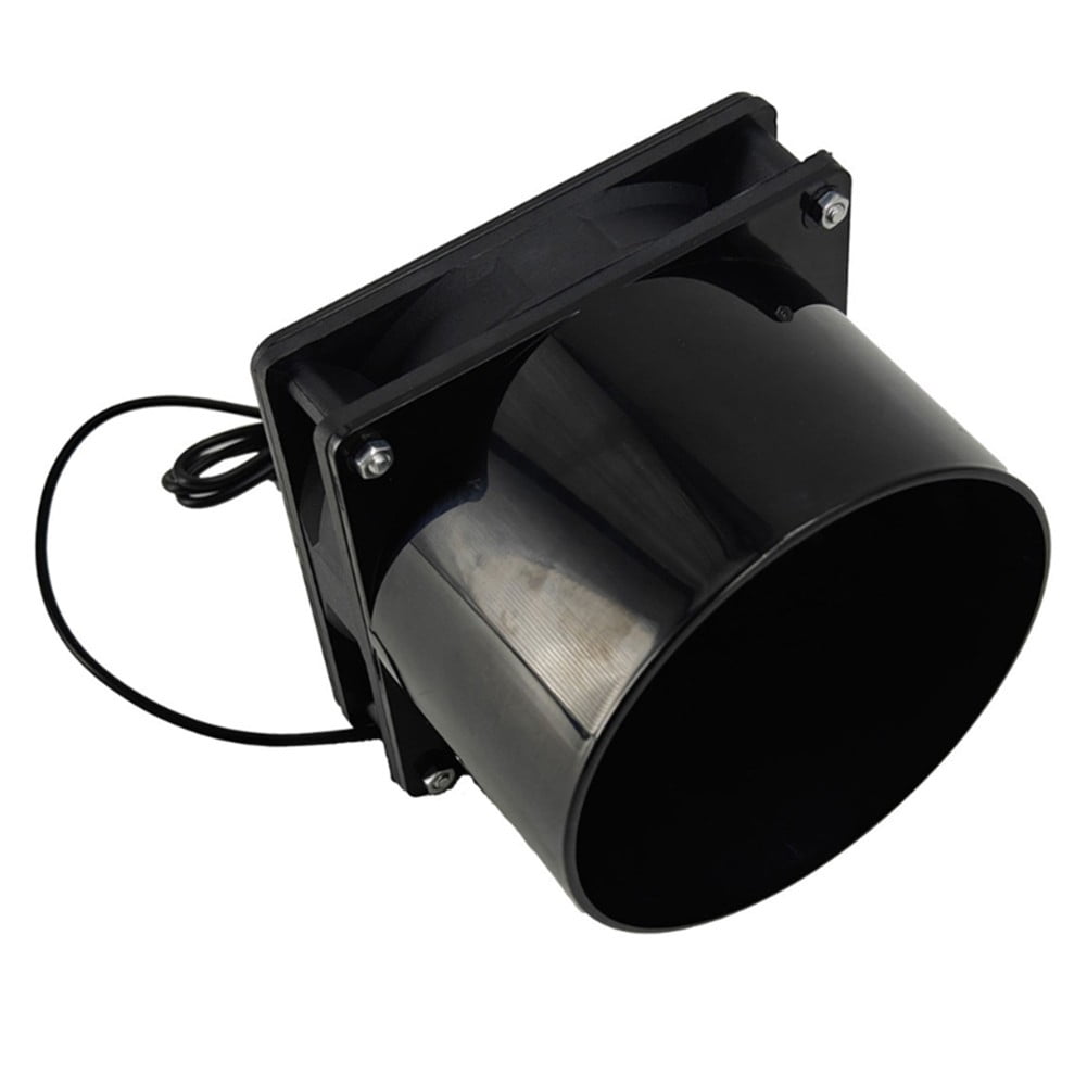 Whatever You Like-12V Exhaust Fan with Duct Flange - 3000 RPM Ventilator for Kitchen, Bathroom, Dog House, Chicken Coop, Greenhouse - Solar Panel Compatible"}