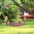 thumbnail image 6 of YIKA Leaf Hanging Chain Feeder Feeder Garden Hanging Decorative Crafts Bird Feeders Outdoor, 6 of 9