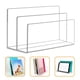 thumbnail image 4 of Organizador de archivos de 2 ranuras Organizador de acrílico Archivo de la carpeta de la carpeta del organizador para escritorio, 4 of 6