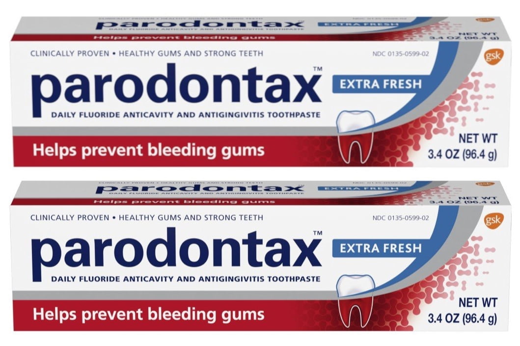 Daily Flouride Anticavity and Antigingivitis Toothpaste by Parodontax , Extra Fresh, 3.4 Oz, 2 Pack -