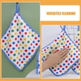 thumbnail image 6 of HEANUJJ 10Pcs Polka Dot Dish Cloths for Kitchen Cleaning Reusable and Absorbent, 6 of 7