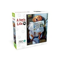 Buffalo Games Dog Days Dog Gone Funny 750-Piece 24 x 18-inch Interlocking Jigsaw Puzzle for Adults Ages 14 
