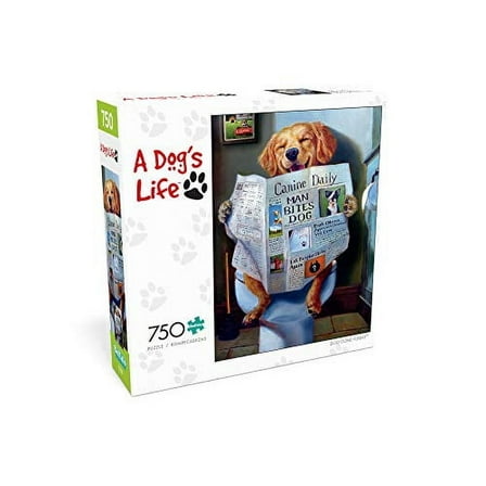 Buffalo Games Dog Days Dog Gone Funny 750-Piece 24 x 18-inch Interlocking Jigsaw Puzzle for Adults Ages 14 