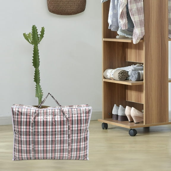 KALLORY Heavy Duty Moving Bags Storage Bag Fabric 2Pcs 30.7X21.7X5.5In