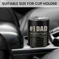 thumbnail image 6 of Best Dad Ever Tumbler with Lid - Dad Nutrition Facts 20oz Insulated Stainless Steel Mug - Coffee Mug for Travel Outdoor Sport Office, Gift for Father‘s Day Birthday, 6 of 6