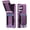 Purple, variant on TECH CIRCLE for Galaxy A17 5G (6.7") Wallet Case with Built-in 3 Elastic Card Slots, Kickstand, Drop Protection Shockproof Protective Cover, Black