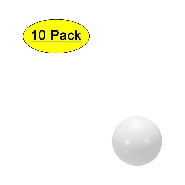 Unique Bargains 7mm POM Coin Ring Making Balls Plastic Bearing Ball 10pcs