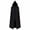 Black, variant on Hvyesh Medieval Hooded Cloak Halloween Renaissance Costume Lightweight Shawl Capelet