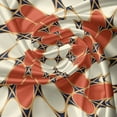 thumbnail image 7 of Ambesonne Retro Valance & Curtain, Symmetric Vintage Circles, 55"x30", Ivory Rust Indigo, 7 of 7