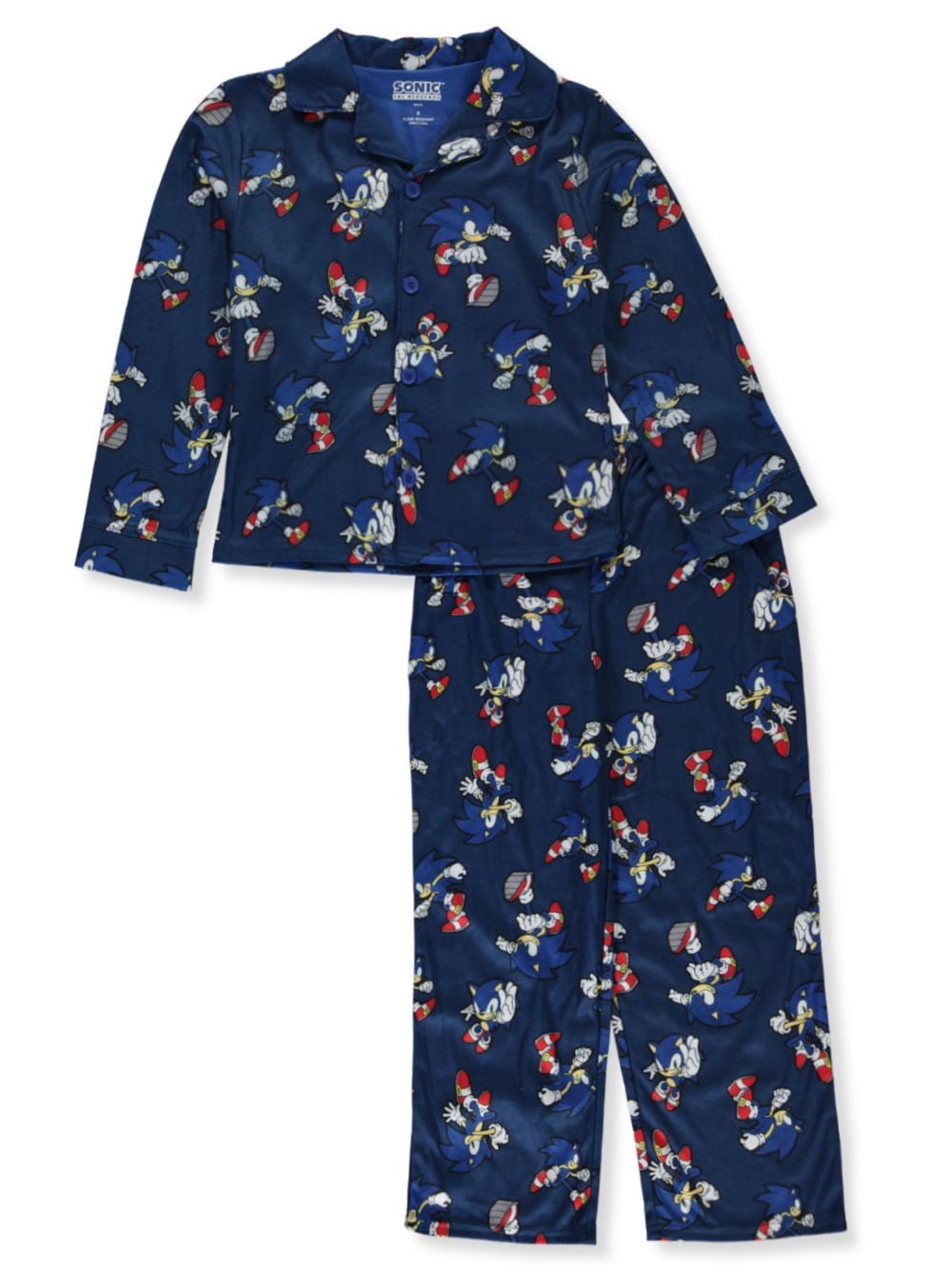 New Sonic the Hedgehog Snowboard Blanket Sleeper Union Suit 4/5 6/7 8 10/12 