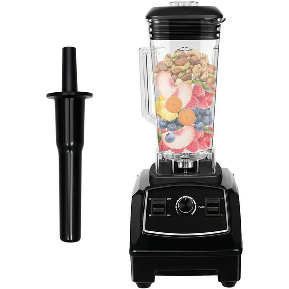 2.0 Ltr Black Food Blender Mixer, Multiple Speeds, Easy to Use and Clean