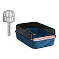thumbnail image 4 of Caja de arena para gatos Inodoro Conejo Inodoro Bedpan Azul Zulema Bandeja de arena para gatos, 4 of 7