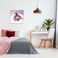 thumbnail image 3 of Stupell Industries Modern Taylor Portrait Abstract Painting White Framed Art Print Wall Art, 24 x 24, 3 of 9
