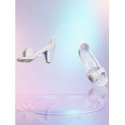 Lol Surprise doll OMG Bartz Clone White Open-toe Sandals High Heel Shoes MOD