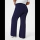 thumbnail image 5 of Pantalones de Vestir de Pierna para Mujer, de Cintura Alta, Elásticos, para Trabajo, Oficina, Negocios, Informales, con Bolsillos. Azul Marino L, 5 of 6