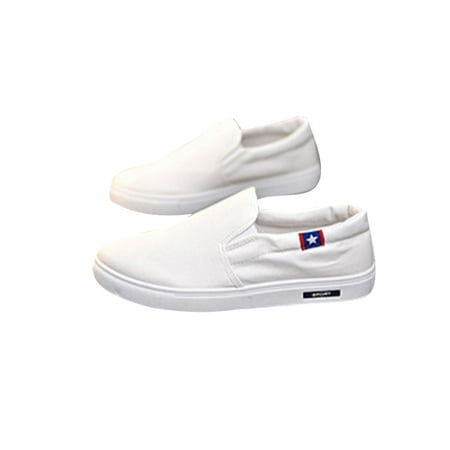 

Mens Casual Slip on Shoes Canvas Comfortable Lightweight Loafers Non-Slip Sneakers Breathable Shoes Trend Men s Casual Cloth Shoes Board Shoes
