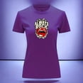 thumbnail image 3 of Playera Blusa Con Estampado De Always Rock Con Labios Sexys Ropa Para Mujer Color Morado Talla Grande Marca Emil SaEs, 3 of 4