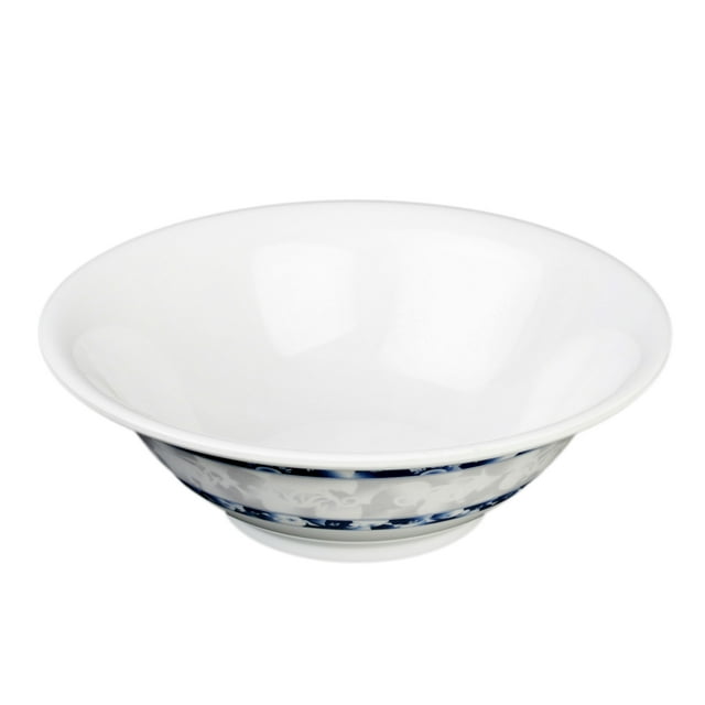 Excellante Blue Dragon Melamine Dinnerware Collection 15 Oz, 6" Deep Bowl, Comes in Dozen