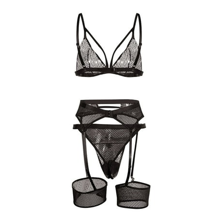 

Staron Lace Lingerie Underwear Sleepwear Wireless Pajamas Garter