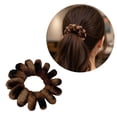 thumbnail image 2 of Soft Plush Aniaml Hair Tie Telephone Cord Stretchy Headdress Damage Proof Hair Accessories For Women And Teens, 2 of 12