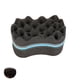 thumbnail image 3 of Esponja Cepillo Para El Cabello Negro Estilo De Doble Cara Multifuncional Rizador De Pelo Giro Esponja Rizador Para Mujer Hombre Hogar 2 Uds Speravity CE002112-00, 3 of 6