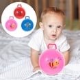 thumbnail image 4 of 3Pcs Inflatable Hopper Balls Hop Bouncy Jumping Ball with Handle Kicking Bounce Jumping Hopper Educational Toy (Random Style), 4 of 6