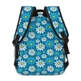 thumbnail image 4 of Easygdp Daisies Flowers Mochila Ergonómica Versátil para Laptop - Múltiples Bolsillos, Correas Ajustables, Unisex para Escuela, Viajes y Actividades al Aire Libre-One Size, 4 of 5