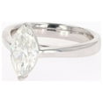 thumbnail image 2 of 1.80 CTW DEW Marquise Moissanite Two Prong Solitaire Ring in Sterling Silver, 2 of 3