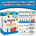 thumbnail image 3 of Trivia en Familia - Spanish Trivia Game with 600 Questions | Card Game for Teens & Adults | General Knowledge, Animals, Plants, Language & Riddles | Educational Family Game, 3 of 5