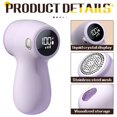 thumbnail image 2 of TIELUTT Rasoir à Peluches Portable Rechargeable avec Affichage LED avec 2 Coupeurs Type C Brosse à Tapis Rouleau à Peluches Réutilisable Adhésif pour Lessive, 2 of 8