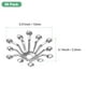 thumbnail image 3 of Uxcell 50-Pack Tapones de Cuentas de Flor Estambre, 13mm x 3.5mm Tapones Espaciadores de Flor para Artesanía DIY [Blanco], 3 of 6