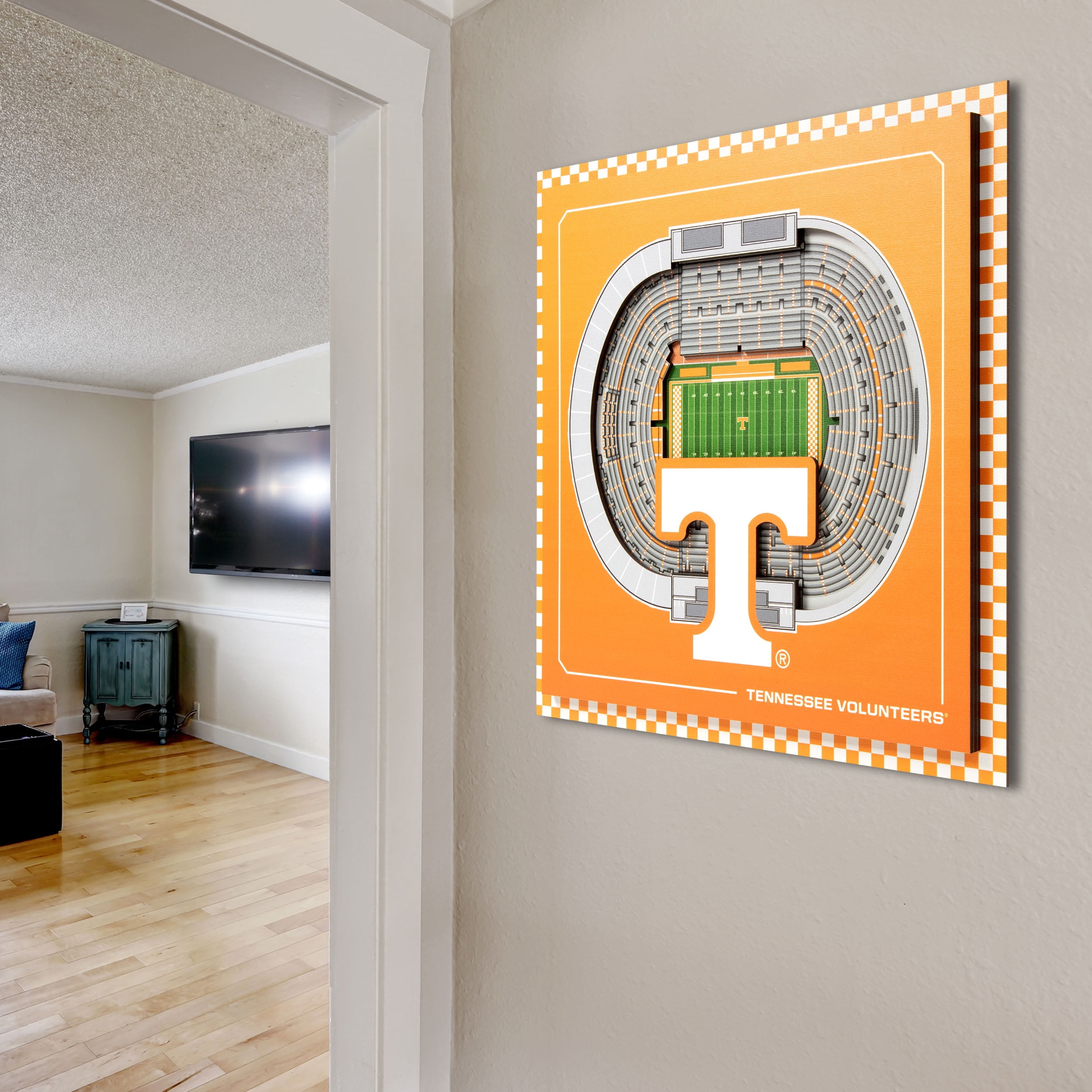 YouTheFan NCAA Tennessee Volunteers Stadium Series 3D Wall Art