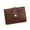 Coffee, variant on Womens Mens Faux Leather Slim Credit Debit Card Holder RFID Blocking Driver License Holder Zipper Pockets