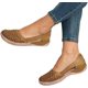 thumbnail image 1 of Xishao Sandalias Planas Mujer Verano Ahuecar Sandalias Cerradas Cómodos Casual Zapatos de Playa Bajos Deportivas Cómodas Zapatos para Caminar Xishao ropa, 1 of 2