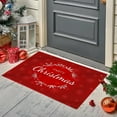 thumbnail image 5 of Nkmbld Merry Christmas Door Mat, Xmas Front Door Welcome Mats, Non-Slip Indoor Entrance Floor Mat, Holiday Winter Home Decoration, Red, 5 of 8