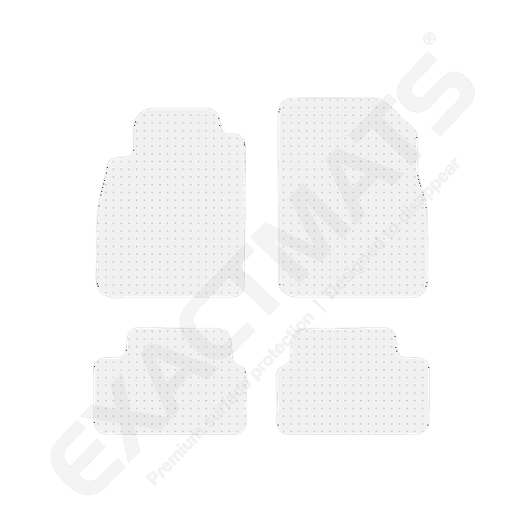 ExactMats - Premium Clear Overlay Floor Mats, Made In USA - Fits Chevrolet Cruze 2011-2015 / 2 Front & 2 Rear Mats