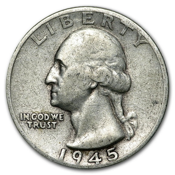 1945-S Washington Quarter Good/XF