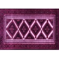 thumbnail image 1 of Ahgly Company Indoor Rectangle Persian Pink Traditional Area Rugs, 8' x 10', 1 of 4