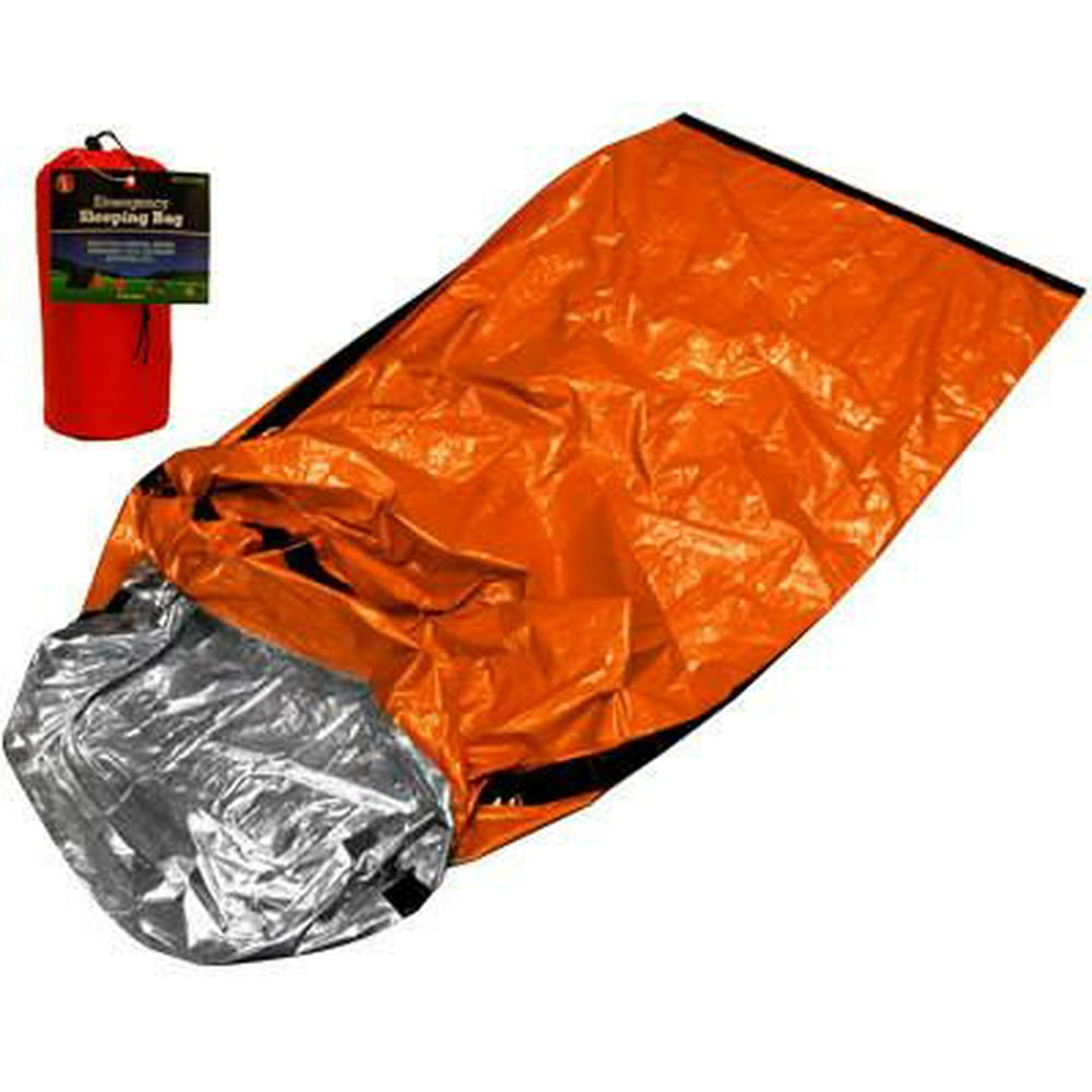 Orange Emergency Survival Camp Disaster Disposable Sleeping Bag Blanket