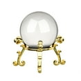 thumbnail image 2 of 40mm Crystal Ball With Golden Flower Stand Combination Home decoration, 2 of 5