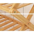 thumbnail image 4 of 3-Layer Shoe Place, Folding Shoe Place In Bamboo, Suitable for Home, Living Room, Balcony 40 Cm Length, 4 of 5