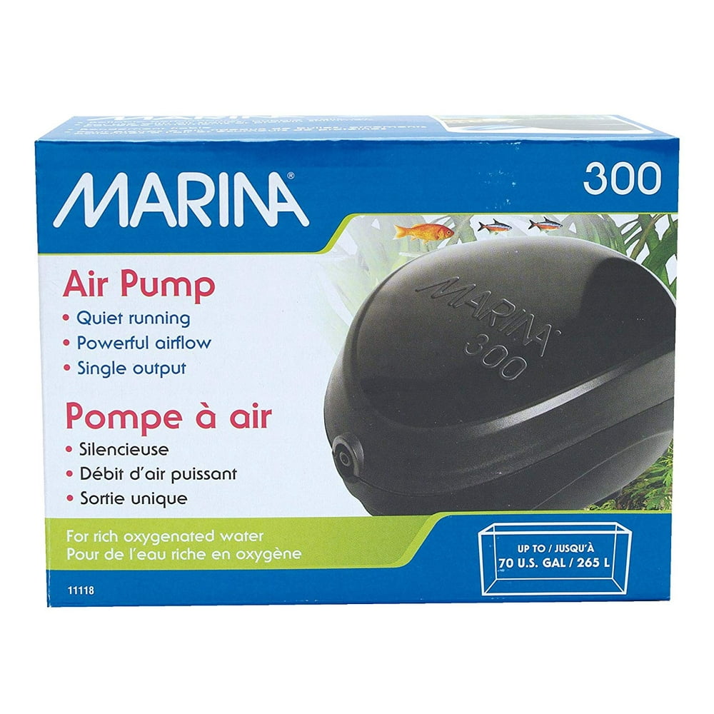 300 Air Pump for Aquarium, Increases air movement to help provide