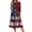 Deep Red, variant on Womens Maxi Dress 250th Anniversary Stars Stripes Beach Long Dresses Independence Day Art Print 4th July Summer Dresses Casual Resort Wear Yellow S