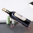 thumbnail image 3 of Soporte para botellas de vino KAIYANG 6 piezas acero inoxidable oro rosa plateado, 3 of 5