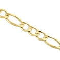 thumbnail image 4 of Genuine 14K Yellow Gold 12mm Solid Plain Figaro Link Chain Necklace 26 Inch, 4 of 7