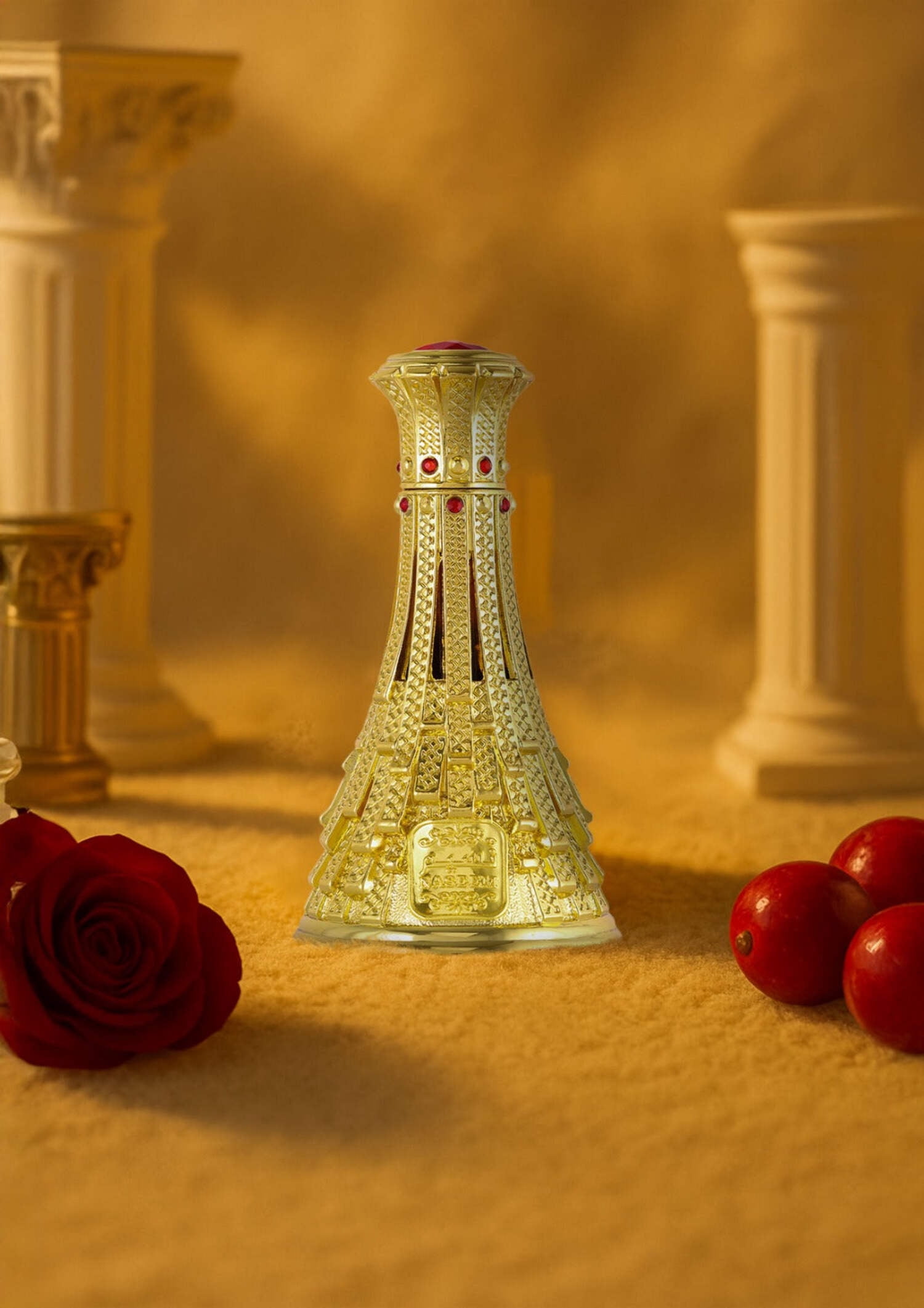 Naseem Khalifa Eau De Parfum 15ml - Premium Unisex Perfume Oil with Subtle Woody, Floral, and Vanilla Notes - Long Lasting Luxury Arabian Fragrance for Men and Women