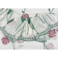thumbnail image 2 of Serafina Home Burgundy Rose Flower Shower Curtain For The Bathroom, 2 of 5