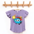 thumbnail image 2 of Leo the Truck School Pencils - Flutter Sleeve Graphic T-Shirt, 2 of 12