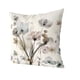 thumbnail image 1 of Fundas de almohada con diseño floral gris y verde azulado, 45,7 x 45,7 cm, diseño de acuarela, para sofá, estilo rústico, abstracto, moderno, juego de 4, 1 of 5